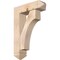 Ekena Millwork Westlake Arts and Crafts Smooth Bracket w/ Offset Brace, Douglas Fir, 7 1/2"W x 26"D x 38"H BKT0806X26X38WTL03SDF - alternate 1